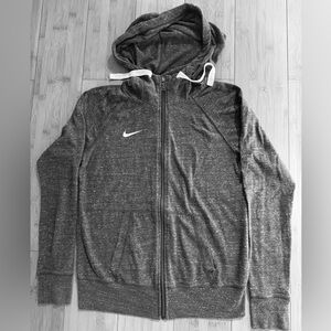 Nike Sportswear Women's Gym Vintage Full Zip Hoodie Gray 867307-060 Size S